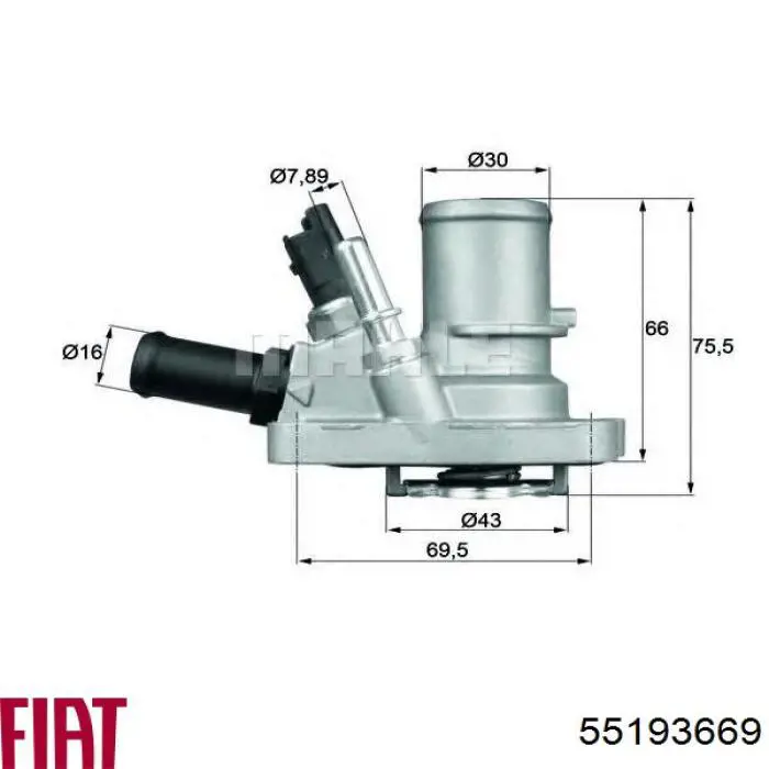 Термостат 55193669 Fiat/Alfa/Lancia