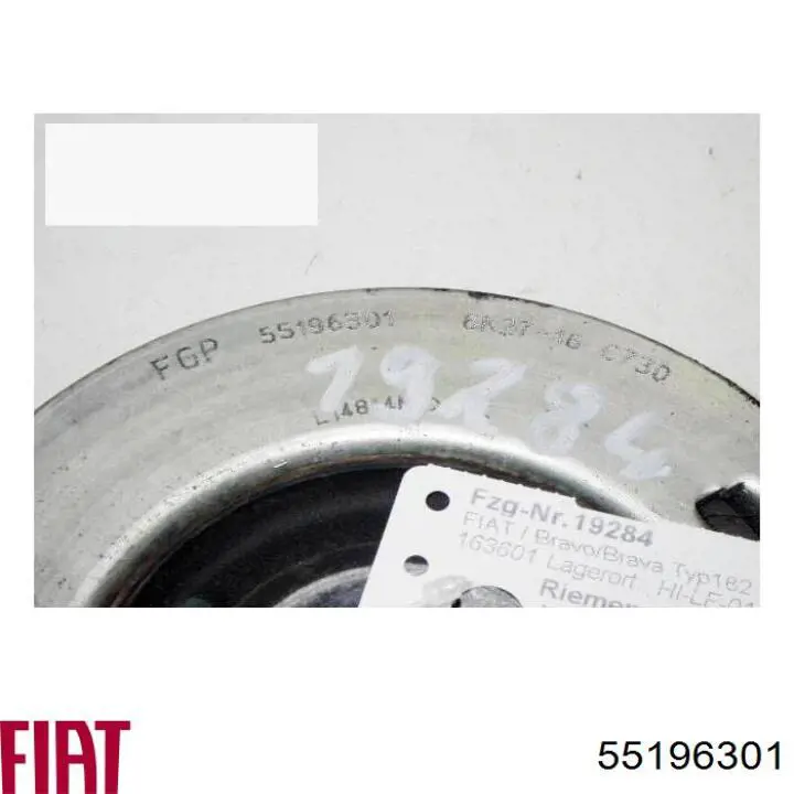 Шкив коленвала (демпфер) Fiat/Alfa/Lancia 55196301 цена, от 75.06 USD