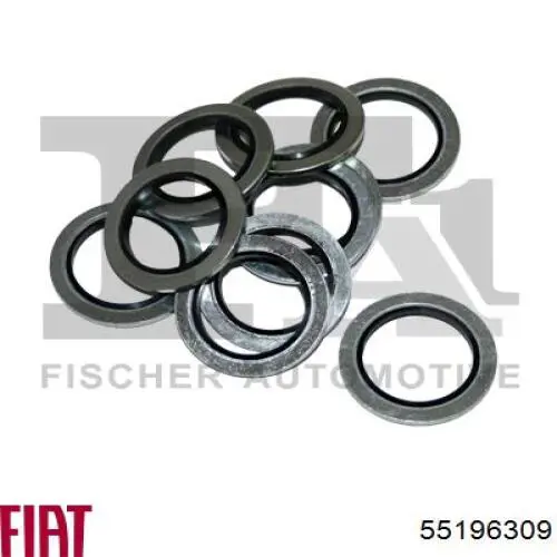 Прокладка пробки поддона двигателя Fiat/Alfa/Lancia 55196309 цена, от 0.72 USD
