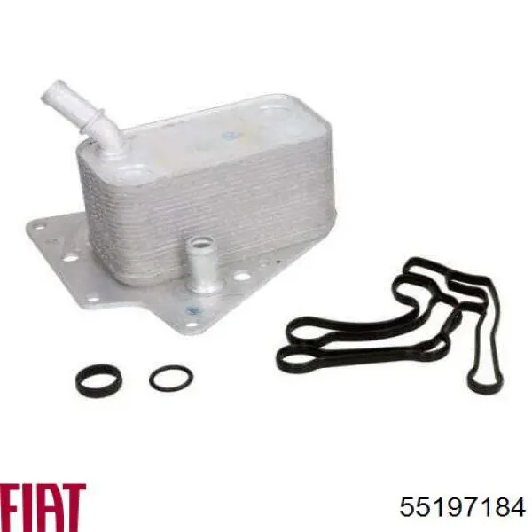 55197184 Fiat/Alfa/Lancia Радиатор масляный (холодильник) под фильтром