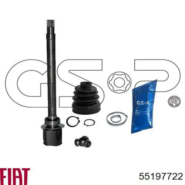 Шарнир привода внутренний GSP 617072 цена, от 48.97 USD
