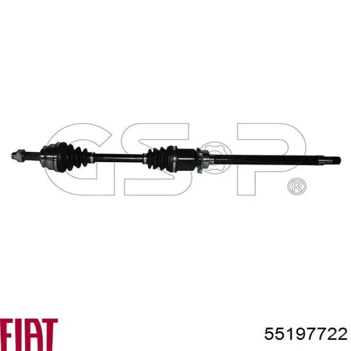 Купить 55197722 Fiat/Alfa/Lancia Шарнир угловых скоростей передний правый