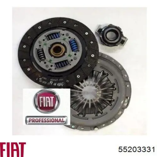 Комплект сцепления (3 части) Fiat/Alfa/Lancia 55203331 цена, от 139.33 USD