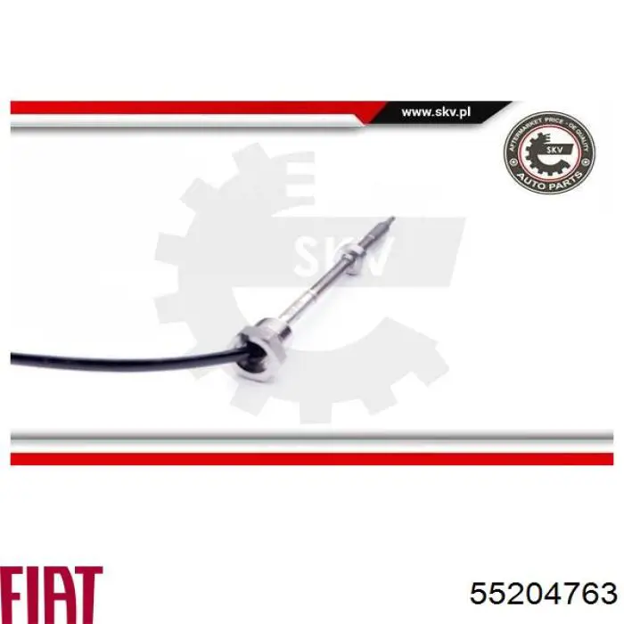 Купить 55204763 Fiat/Alfa/Lancia Датчик температуры отработавших газов (ОГ), перед сажевым фильтром