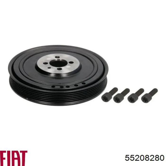 Купить 55208280 Fiat/Alfa/Lancia Шкив-демпфер коленвала