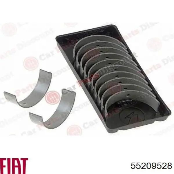 Шатунные вкладыши коленчатого вала Fiat/Alfa/Lancia 55209528 цена, от 11.10 USD