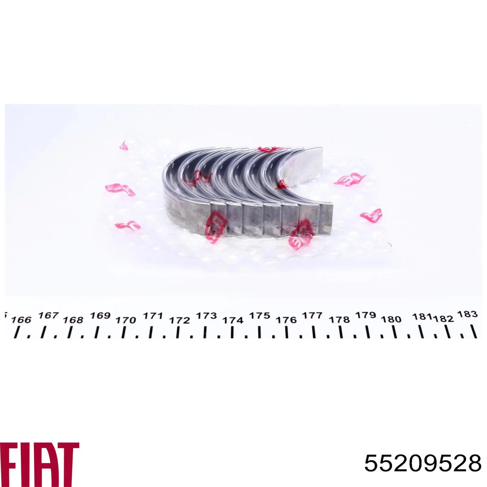 Вкладыши шатунные 55209528 Fiat/Alfa/Lancia