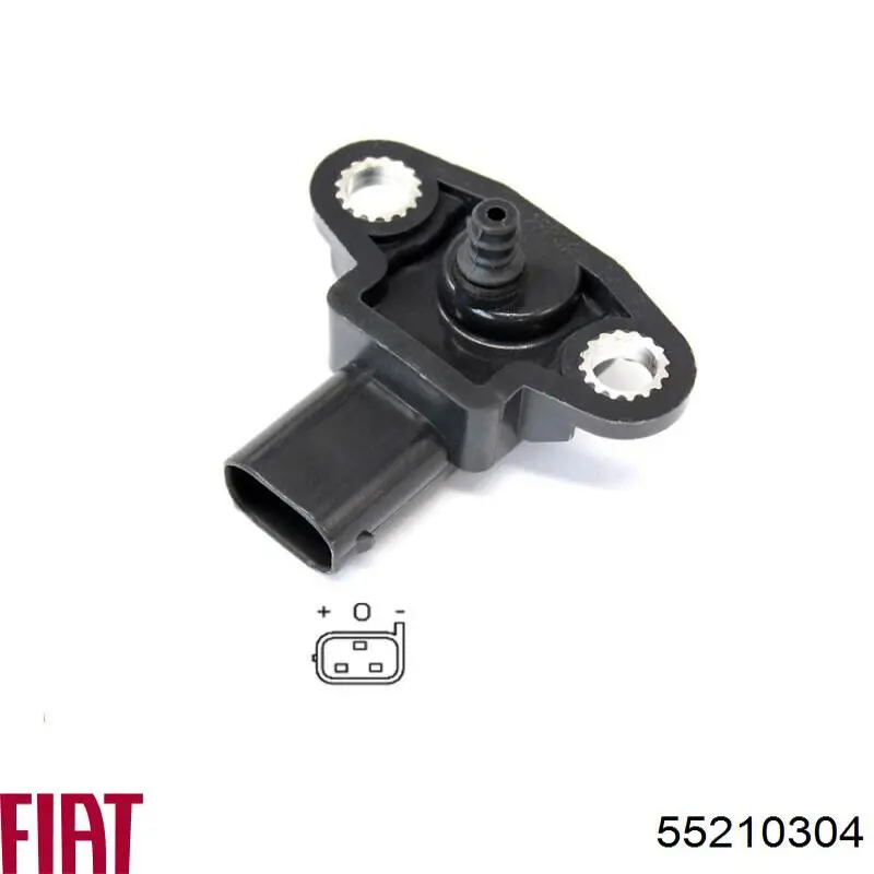 Датчик давления выхлопных газов 55210304 Fiat/Alfa/Lancia
