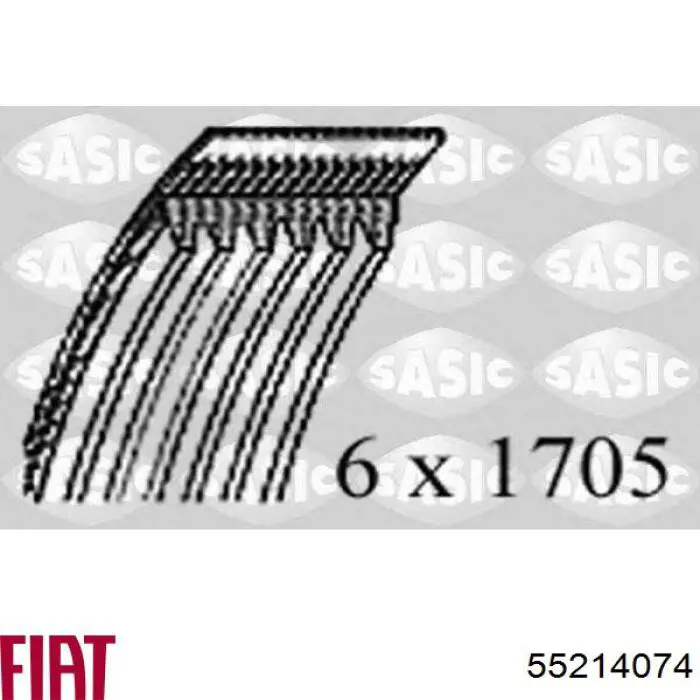55214074 Fiat/Alfa/Lancia Поликлиновый ремень