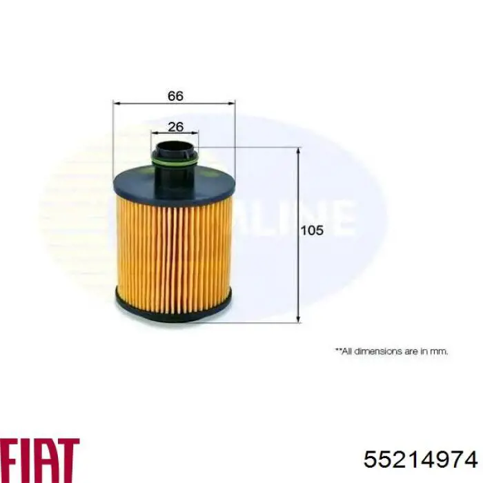 Купить 55214974 Fiat/Alfa/Lancia Фильтр центробежный очистки масла