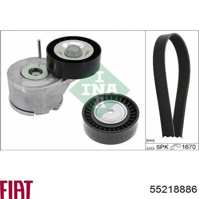 55218886 Fiat/Alfa/Lancia Поликлиновый ремень