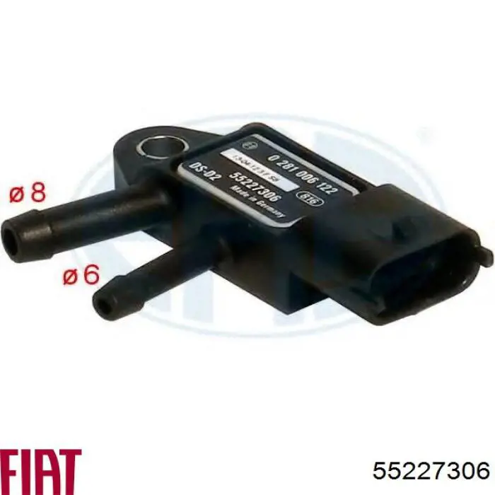Купить 55227306 Fiat/Alfa/Lancia Датчик давления выхлопных газов