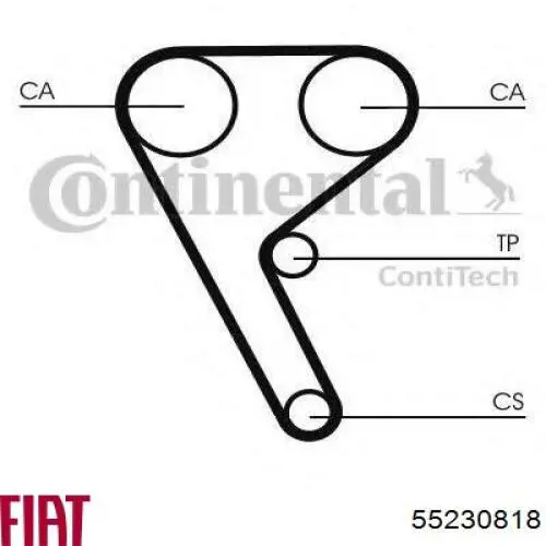 Ремень ГРМ 55230818 Fiat/Alfa/Lancia