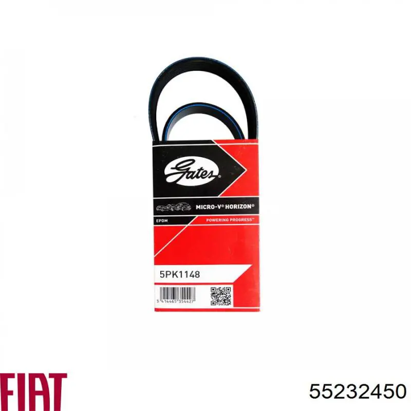 Клиновый ремень Fiat/Alfa/Lancia 55232450 цена, от 12.70 USD
