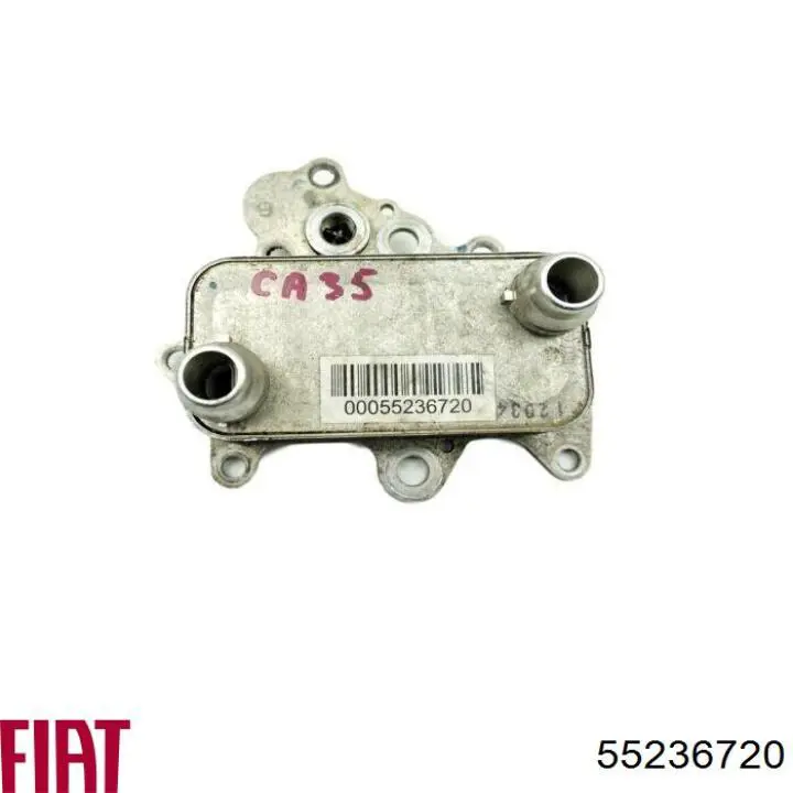Радиатор масляный (холодильник), под фильтром 55236720 Fiat/Alfa/Lancia