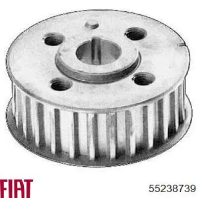 Rueda dentada, cigüeñal 55238739 Fiat/Alfa/Lancia