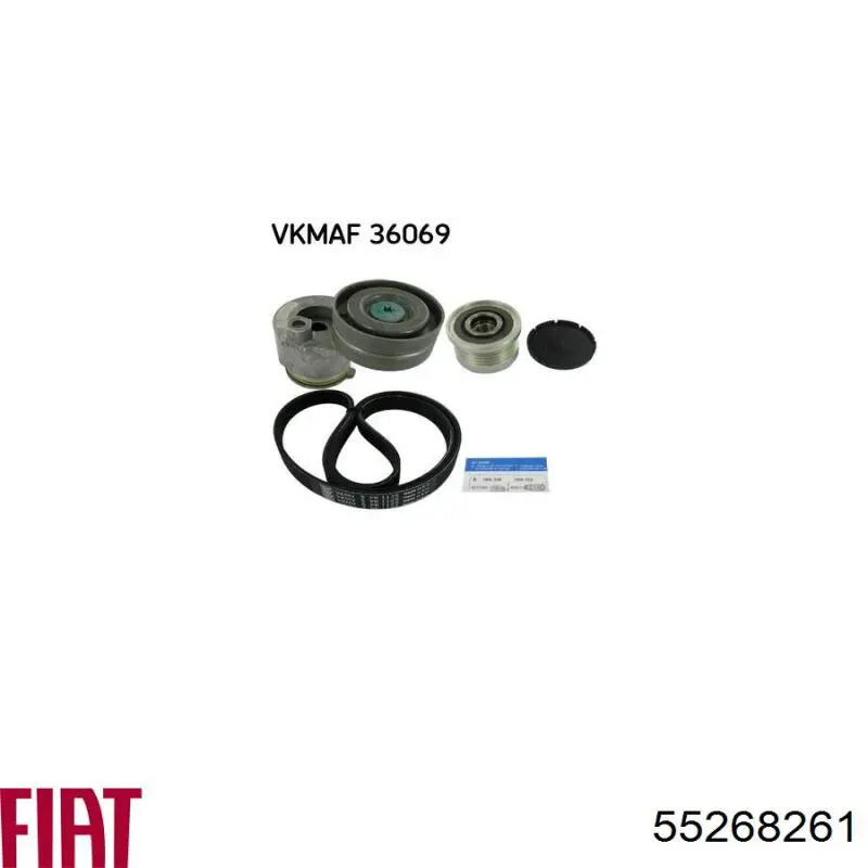 55268261 Fiat/Alfa/Lancia Поликлиновый ремень