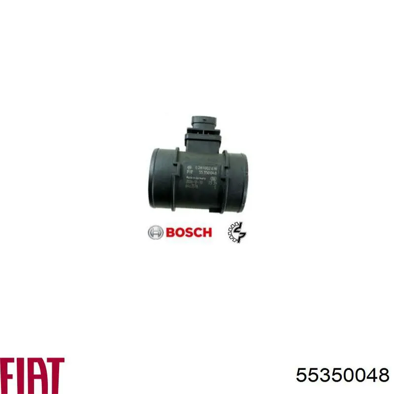 Датчик массового расхода воздуха Fiat/Alfa/Lancia 55350048 цена, от 19.47 USD