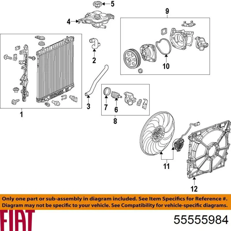 Прокладка корпуса термостата Fiat/Alfa/Lancia 55555984 цена, от 1.08 USD