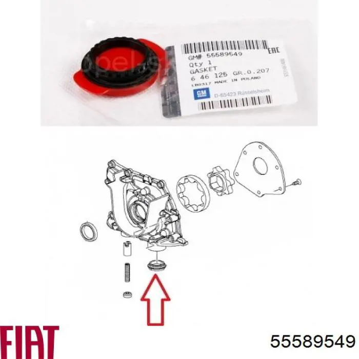 Прокладка масляного насоса Fast FT38802 цена, от 9.10 USD