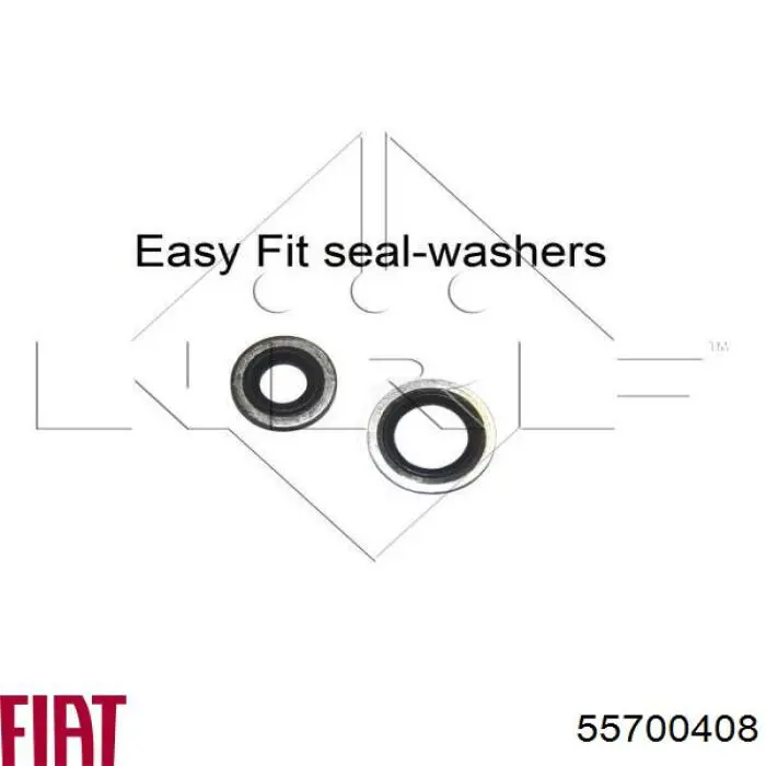 Радиатор кондиционера 55700408 Fiat/Alfa/Lancia