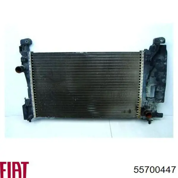 Радиатор охлаждения двигателя Fiat/Alfa/Lancia 55700447