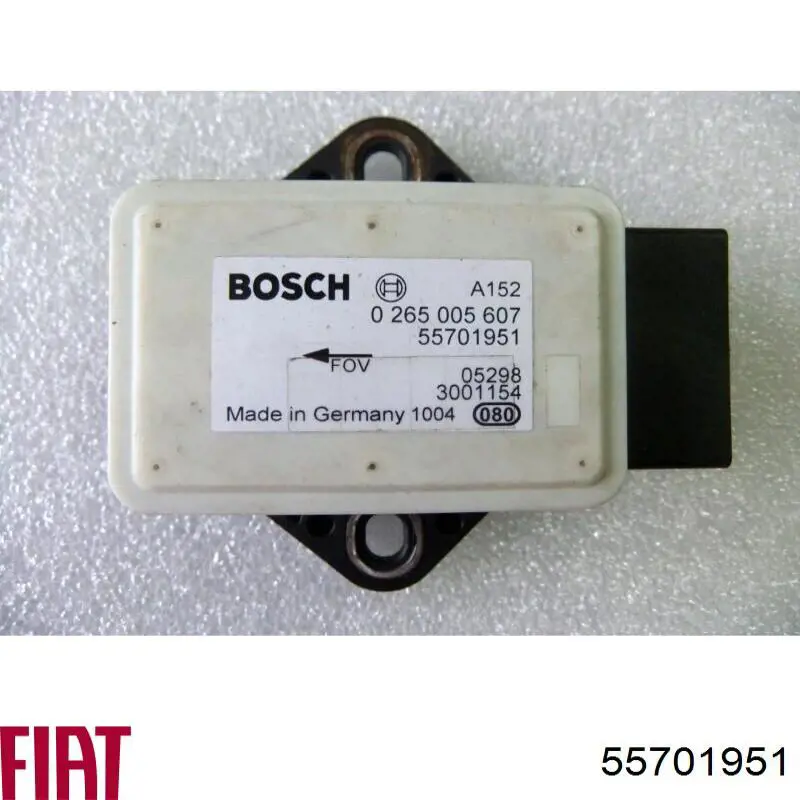 0265005607 Bosch sensor de aceleração longitudinal