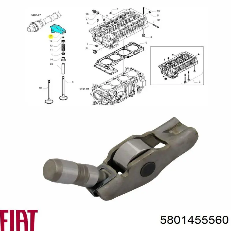 Купить 0903H9 Peugeot/Citroen Коромысло клапана, рокер