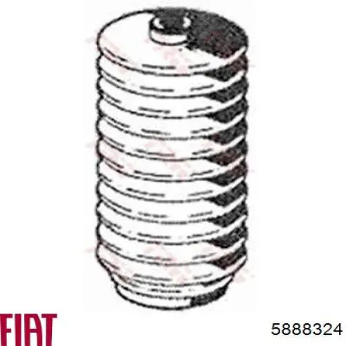 5888324 Fiat/Alfa/Lancia bota de proteção do mecanismo de direção (de cremalheira)