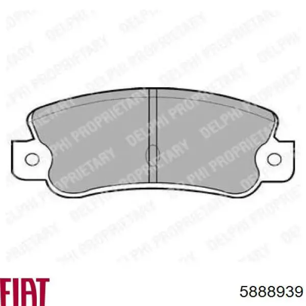 Колодки дисковые  Fiat/Alfa/Lancia 5888939 цена, от 13.54 USD