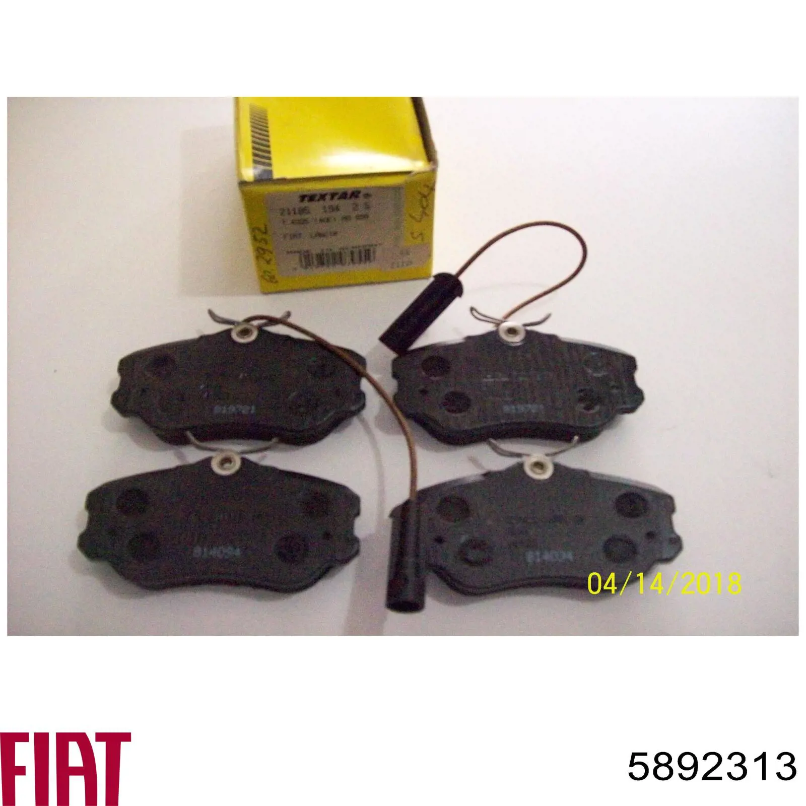 Купить 5892313 Fiat/Alfa/Lancia Колодки тормозные