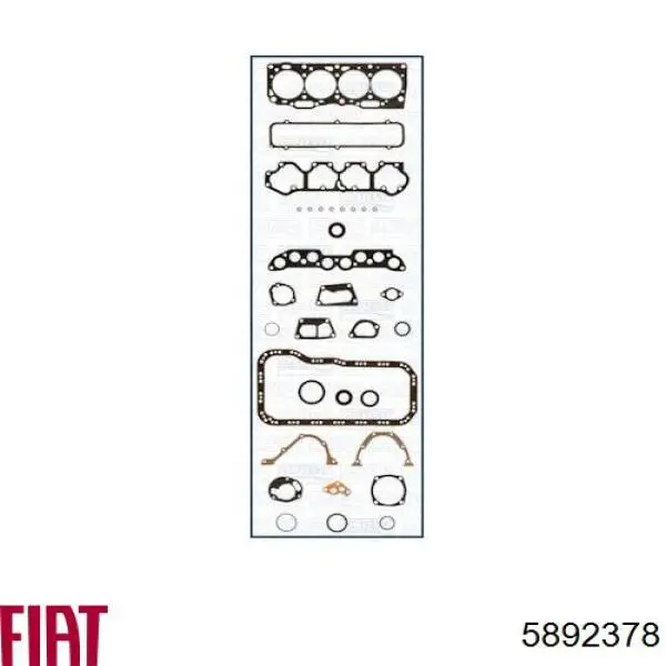 Комплект прокладок двигателя 5892378 Fiat/Alfa/Lancia