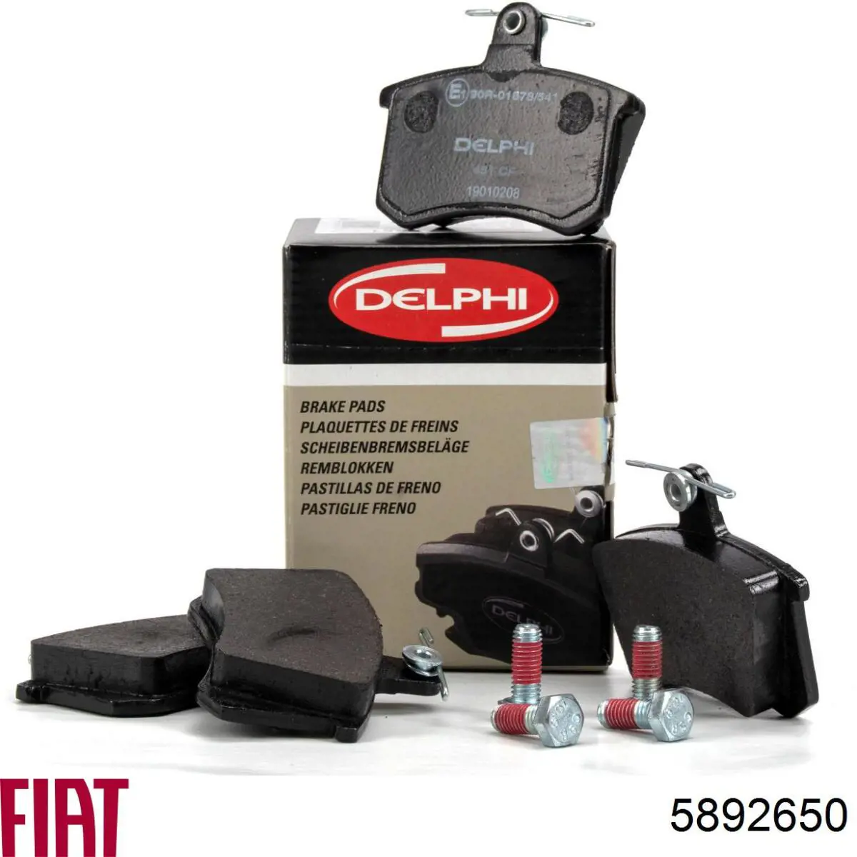Колодки дисковые  Fiat/Alfa/Lancia 5892650 цена, от 15.86 USD