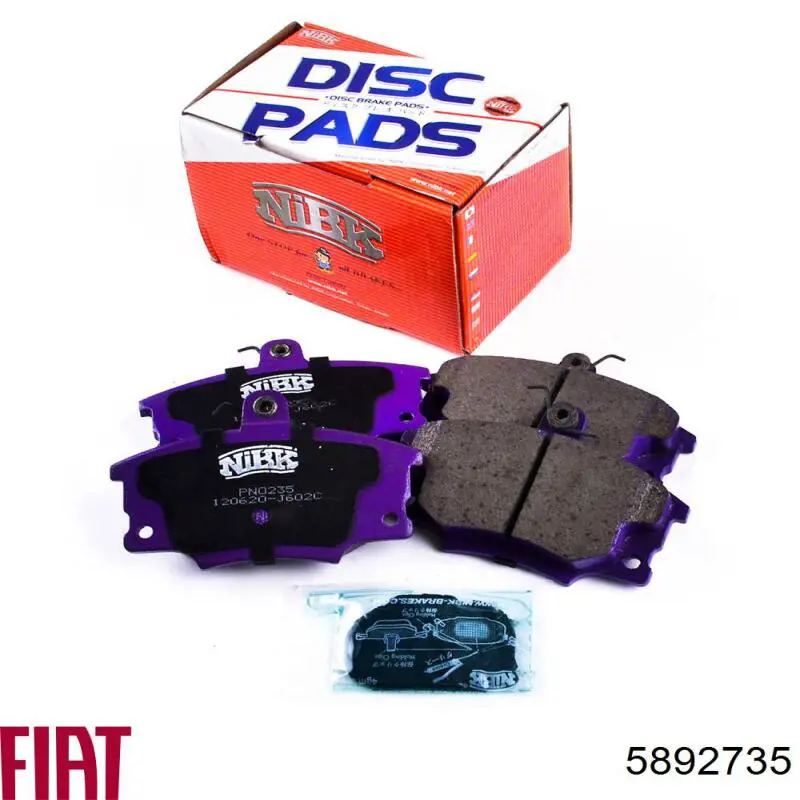 Колодки Fiat/Alfa/Lancia 5892735 цена, от 18.98 USD