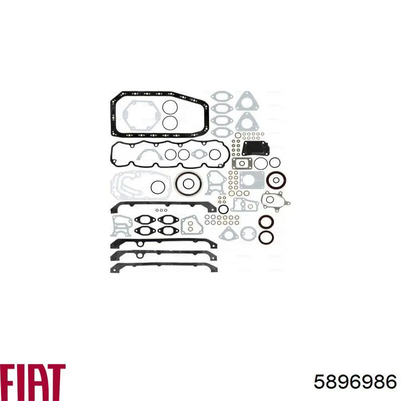 5896986 Fiat/Alfa/Lancia комплект прокладок двигателя полный