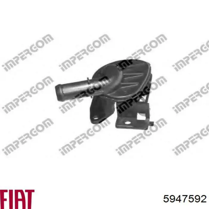  Кран печки Fiat Fiorino 