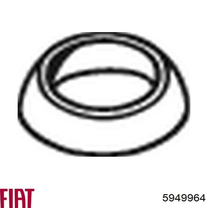 Кольцо приемной трубы глушителя Fiat/Alfa/Lancia 5949964