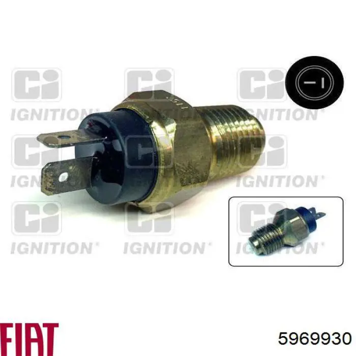 Купить 5969930 Fiat/Alfa/Lancia Термодатчик охлаждающей жидкости