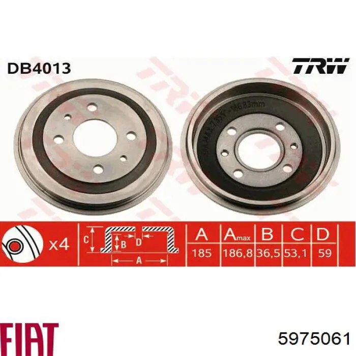  5975061 Fiat/Alfa/Lancia