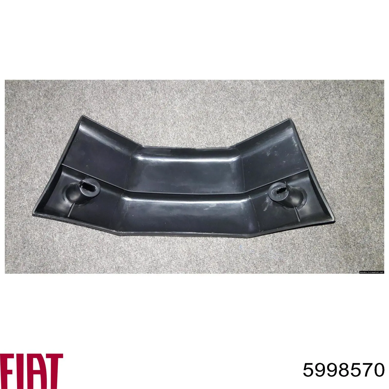 5998570 Fiat/Alfa/Lancia Клык заднего бампера левый