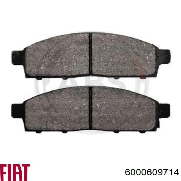 6000609714 Fiat/Alfa/Lancia Колодки передние
