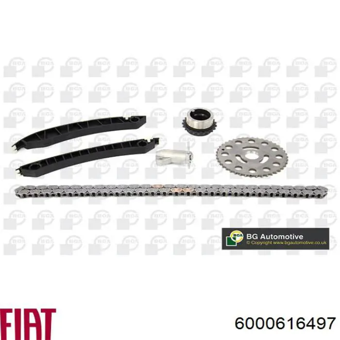 6000616497 Fiat/Alfa/Lancia cadeia do mecanismo de distribuição de gás, kit