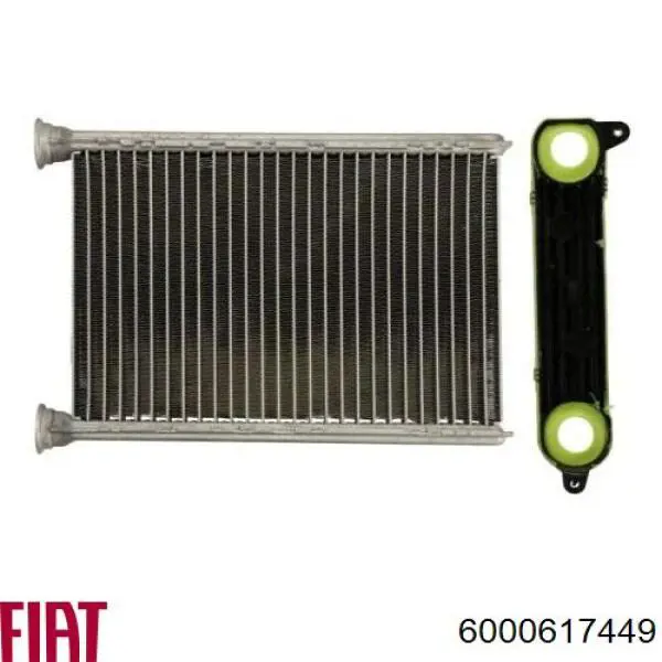Радиатор печки (отопителя) Fiat/Alfa/Lancia 6000617449