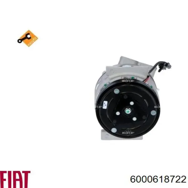 Компрессор кондиционера 6000618722 Fiat/Alfa/Lancia