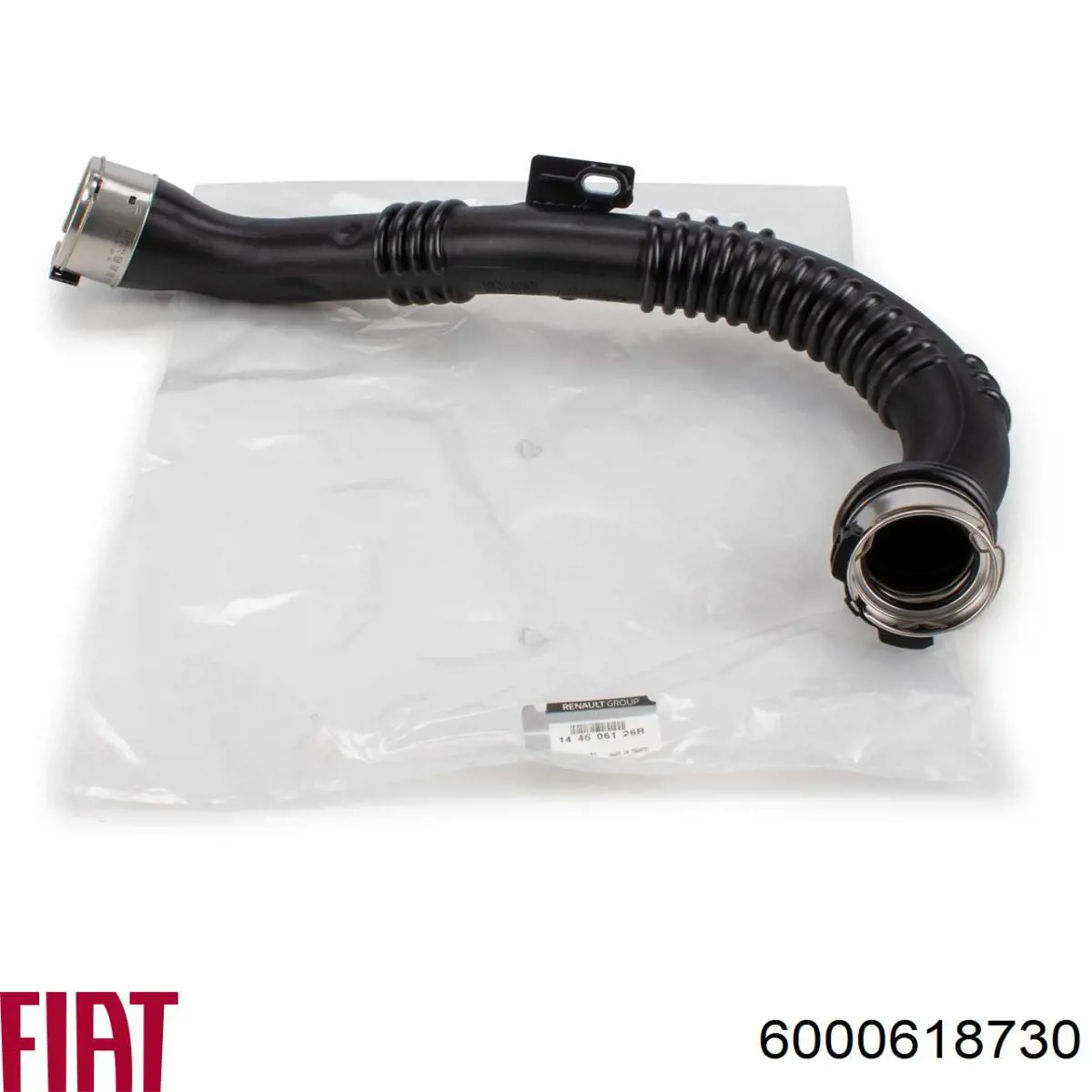 Правый шланг интеркуллера 6000618730 Fiat/Alfa/Lancia