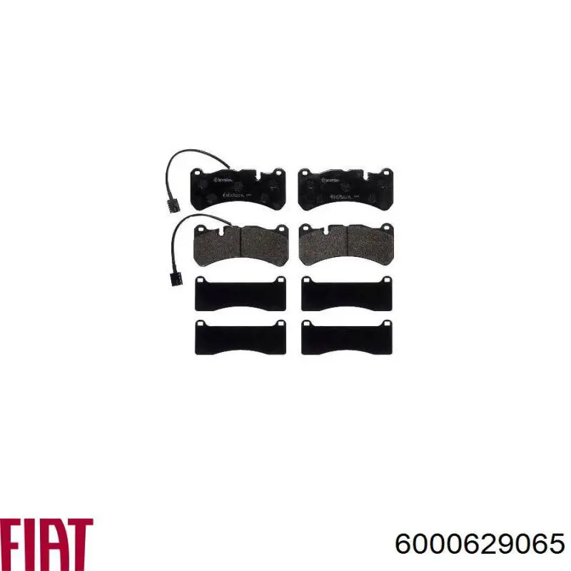 6000629065 Fiat/Alfa/Lancia Колодки передние
