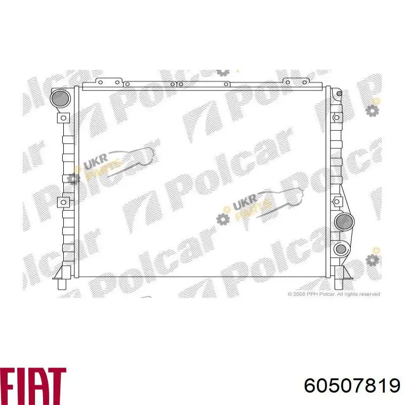 60507819 Fiat/Alfa/Lancia Радиатор основной