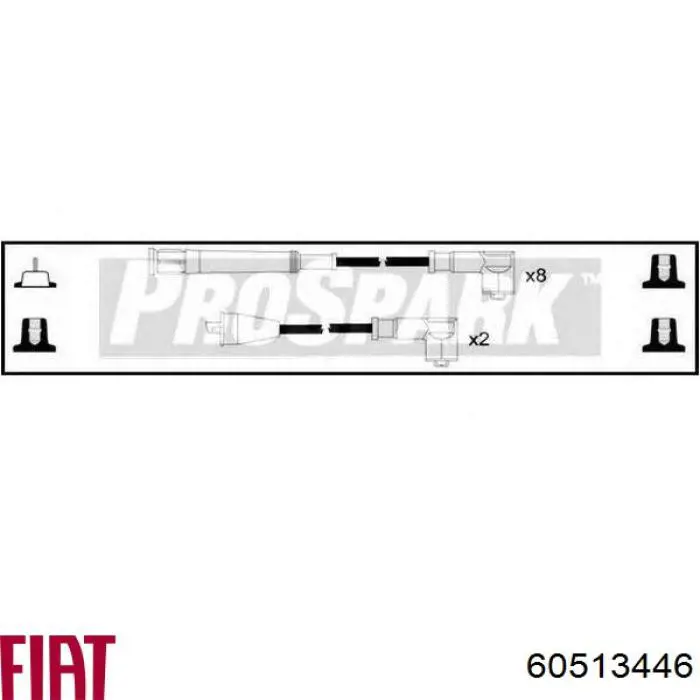 Провода зажигания Fiat/Alfa/Lancia 60513446 цена, от 135.27 USD