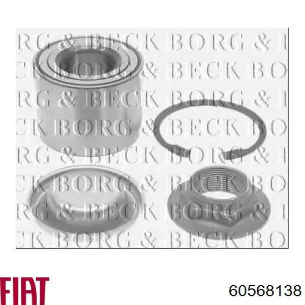 60568138 Fiat/Alfa/Lancia Ступица задняя