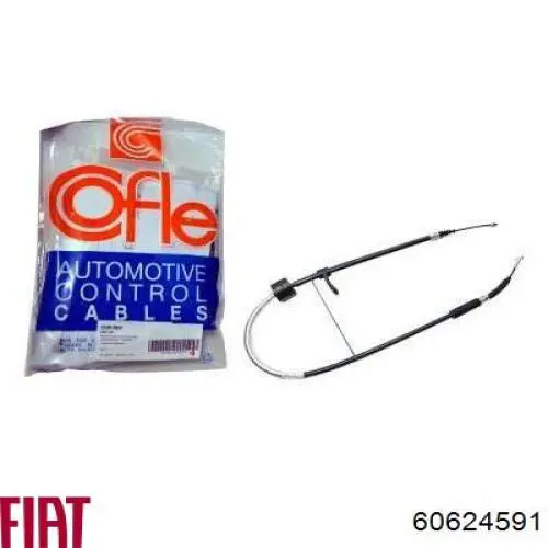 Трос ручного тормоза задний Fiat/Alfa/Lancia 60624591 цена, от 13.30 USD